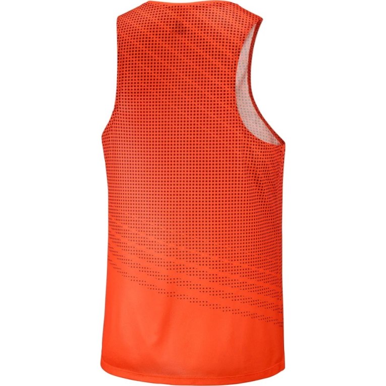 Camisetas Regata Salomon Sense Aero Singlet Masculino Vermelhas | PT R48016